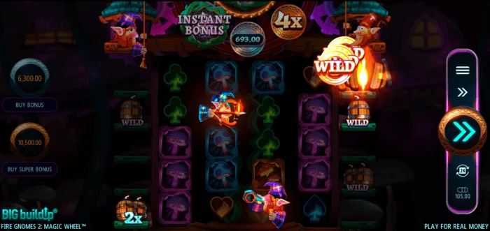 Fire Gnomes 2 Magic Wheel – tabuľka symbolov